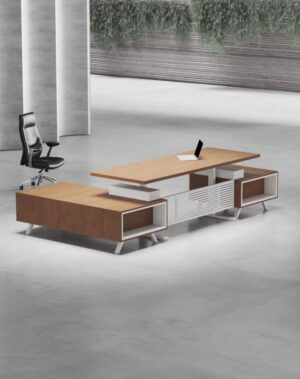 Ergo Height Adjustable Desk White Leg - Highmoon Office Furniture